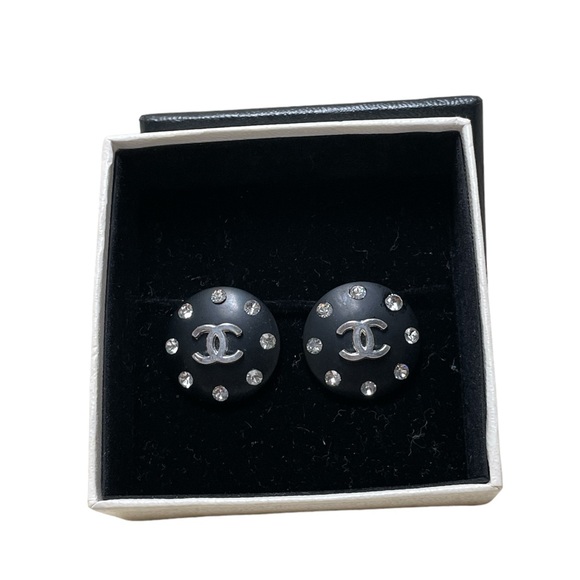 Chanel Rhinestone Earrings - Picture 2 of 4